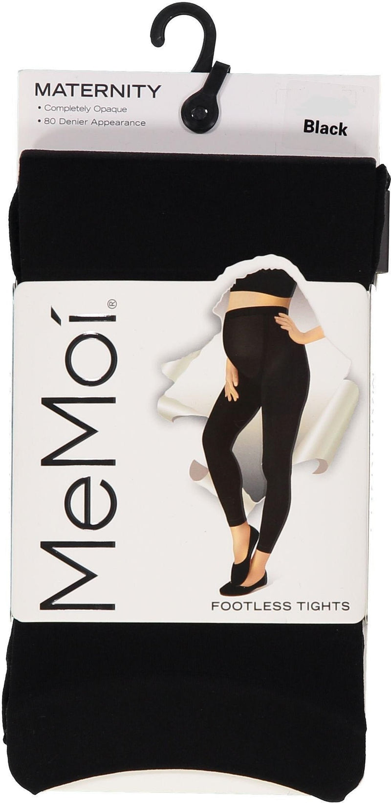 MA-343 MEMOI MATERNITY COMPLETELY OPAQUE FOOTLESS TIGHTS