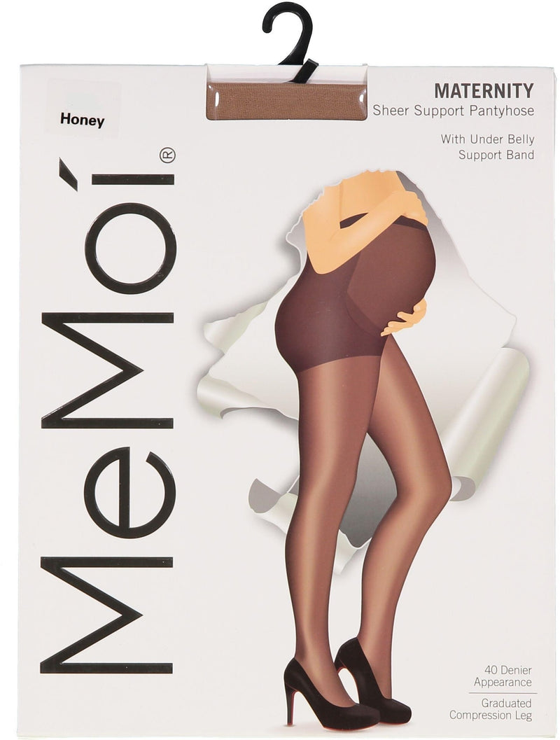 MA-402 MEMOI MATERNITY SHEER SUPPORT PANTYHOSE