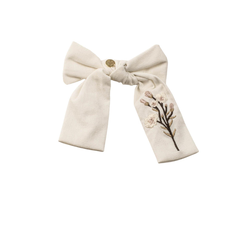 CP6625 CHERIE LARGE EMBROIDERED BOW