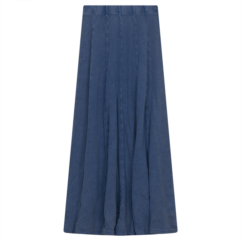 SB3CM8403SLW FAVES WAFFLE STONE PANELED MAXI SKIRT