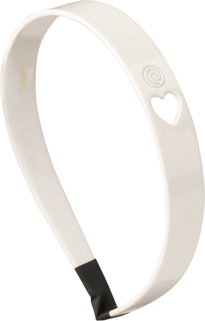 TS6503 CHERIE RESIN FLAT/HEART CUTOUT HEADBAND