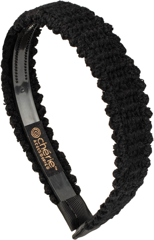 TS6512 NARROW CROCHET FLAT HEADBAND