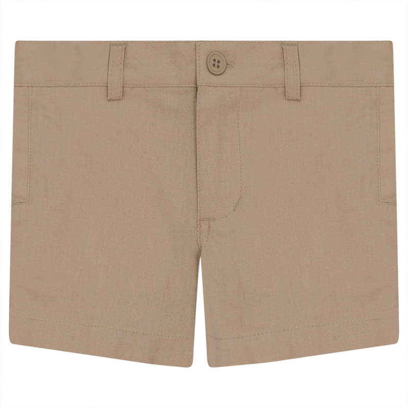 MOCHA NOIR BOYS LINEN SHORTS ASCP840B