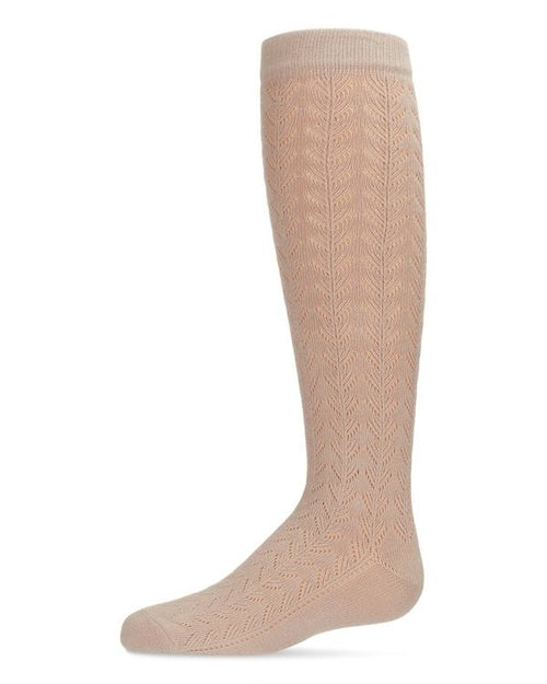 MK-5078 MEMOI GIRLS PELERINE KNEE SOCK